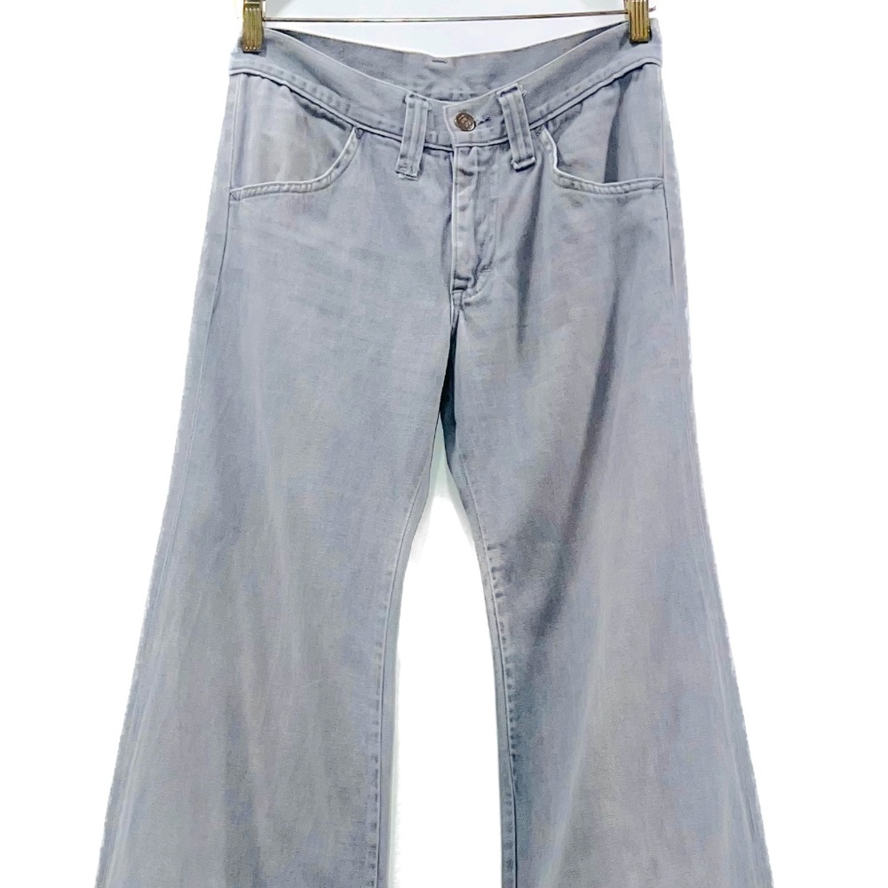 Vintage Gray Lee Jeans - Low-Rise Ultra Wide